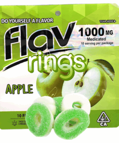 Flav - Apple Live Resin Gummy Rings - 1000mg