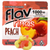 Flav - Peach Live Resin Gummy Rings - 1000mg