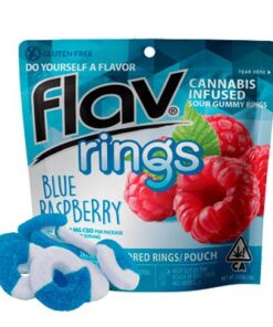 Flav - Blue Raspberry Live Resin Gummy Rings - 1000mg